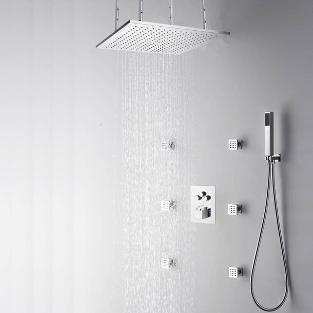 Wonderland America Thermostatic Complete Shower System with Roughin